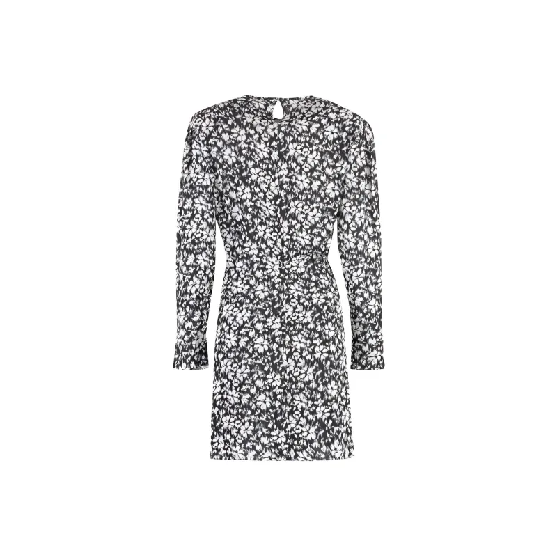 ISABEL MARANT ETOILE Dulce Floral Printed Knot Detailed Mini Dress-1