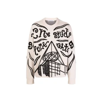 Acne Studios Sweaters Men Ecru