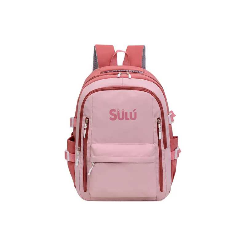 SEVENMOONS Nylon Backpack Unisex White/Black/Pink/Green/Blue-4