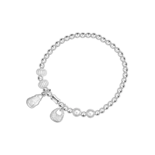 Adorned With Hearts 999 Fine Silver Bracelets Women's