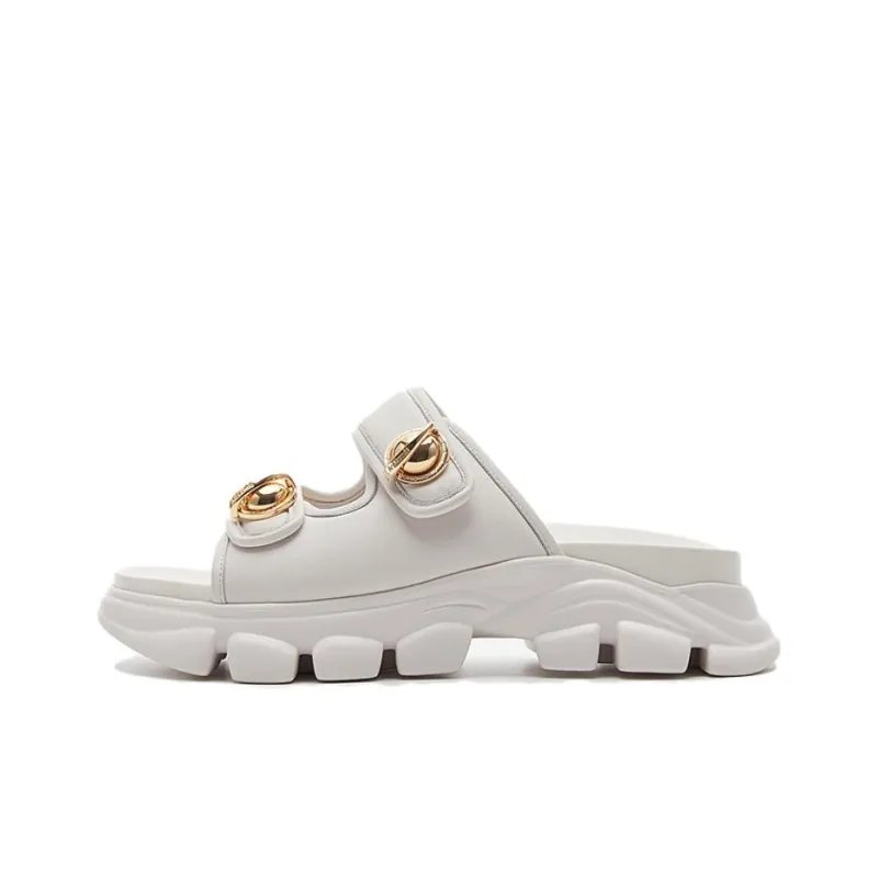 Le Saunda PU Polyurethane Slide Slippers Women's-0