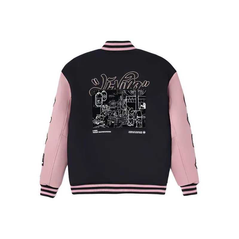 LiNing Skateboard Puffer Jacket Men's Black-1