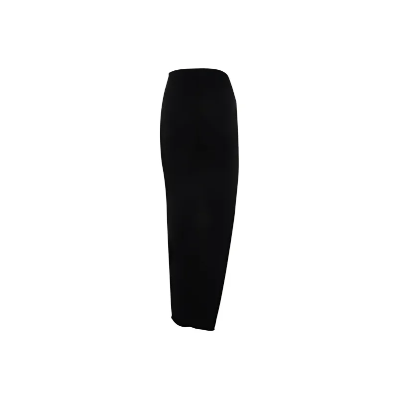 RICK OWENS Casual Long Skirts Women's Black-1