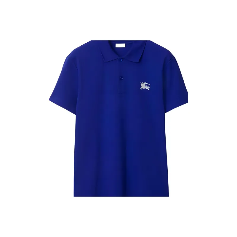 Burberry Equestrian Knight Cotton Polo Shirt-7