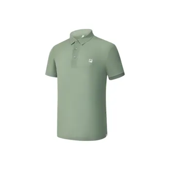 FILA Athletics Polo Shirt Men's Wave Gray Green
