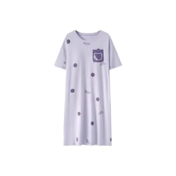 GOSO Nightgown Women's Light Lavender