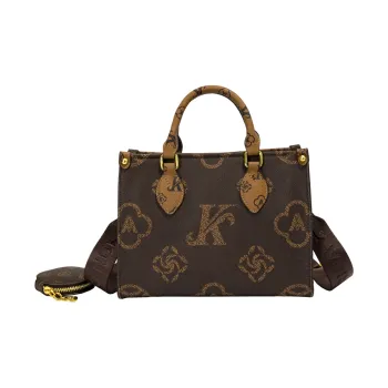 BLAKE FLEETO PU Tote Bag, Shoulder Bag, Handbag Women's Brown