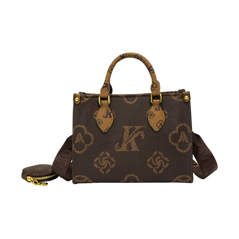 BLAKE FLEETO PU Tote Bag, Shoulder Bag, Handbag Regular Women's Brown-0