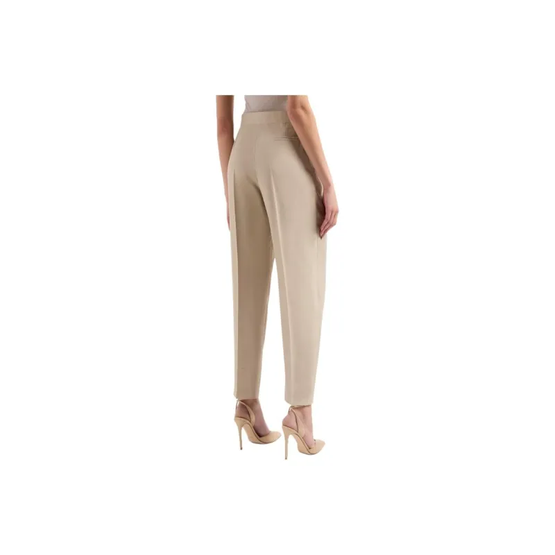 GIORGIO ARMANI Double pleat Silk shantung Trousers-2
