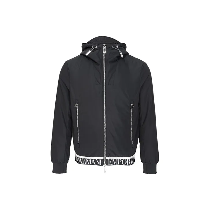 EMPORIO ARMANI Puffer Jacket Men's Black-0