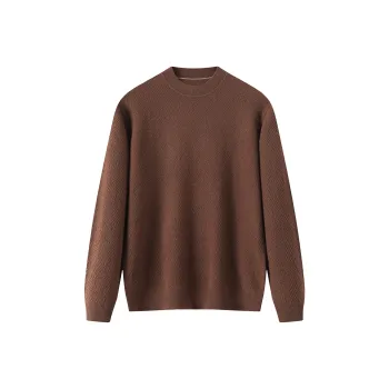 H YXIANG Cashmere Sweater Men's