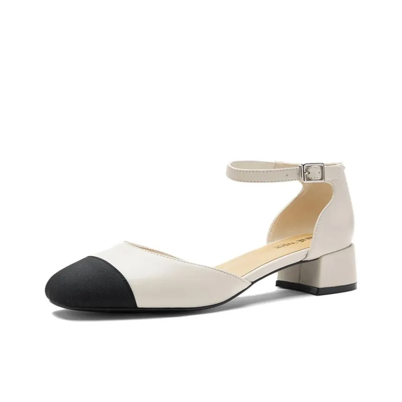 NINE WEST Chunky Heel High Heels 3cm Women's-9