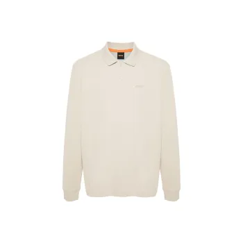 HUGO BOSS Logo-embroidered Waffle-knit Jumper
