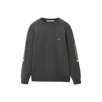 HLA Knitwear Men Green Gray Trim K2