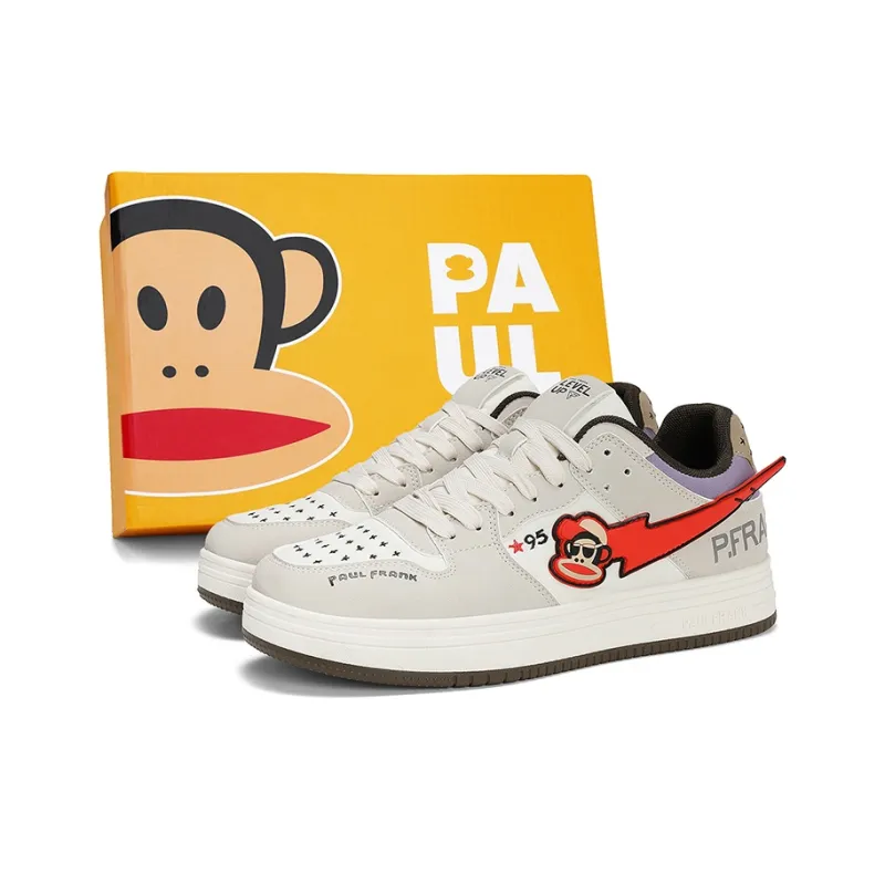 PAUL FRANK Campus Style Students Slip Resistant And Breathable Low Top Skateboard Shoes Men's-0