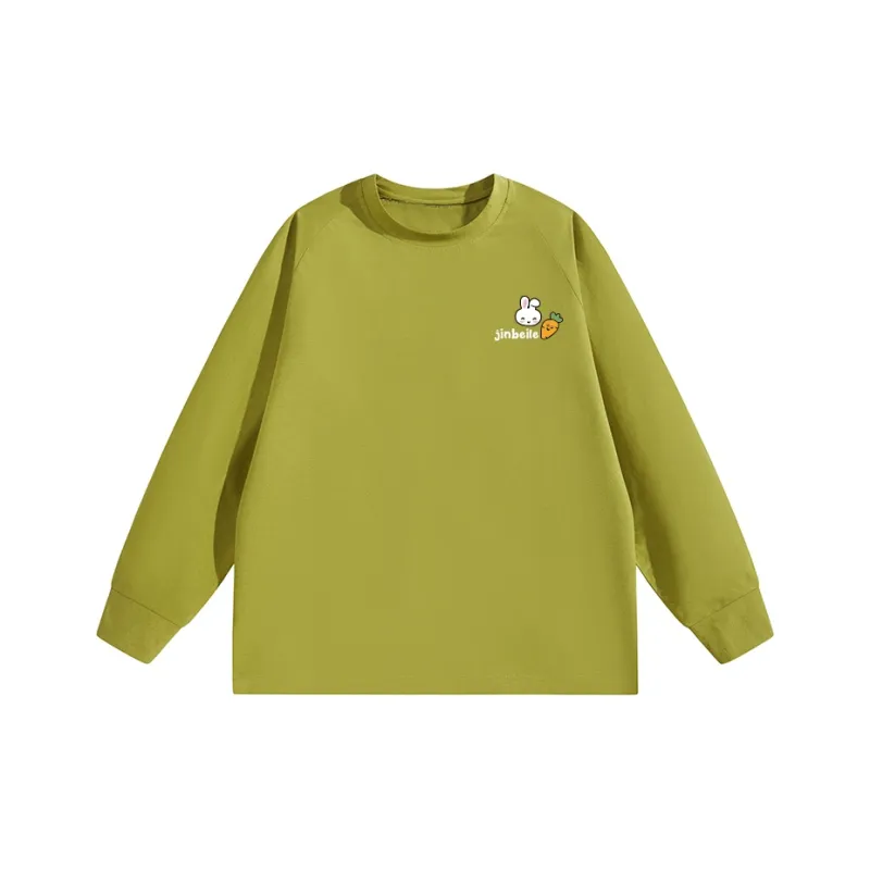 JINBEILE Sweatshirt Unisex Mustard Yellow-0