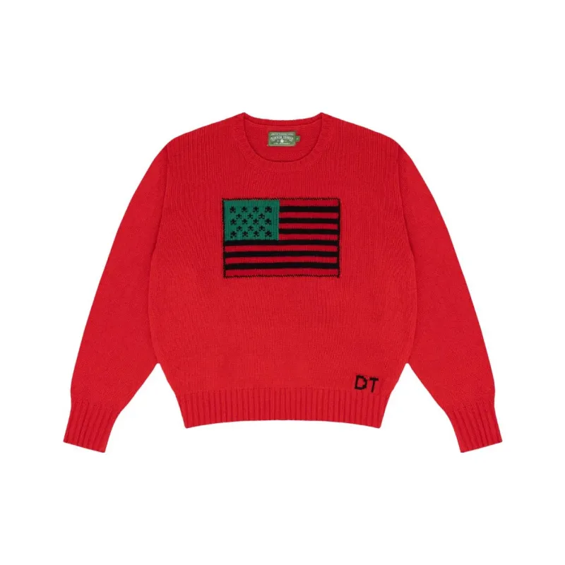 Denim Tears Sweaters Unisex Red-0
