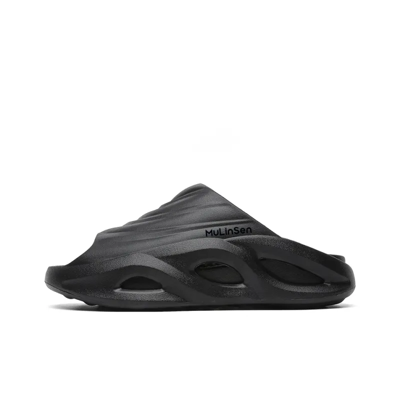 Mulinsen EVA Slip Resistant Abrasion Resistant Slide Slippers Unisex-25