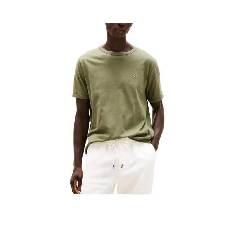Tommy Hilfiger Flag embroidered T shirt-0