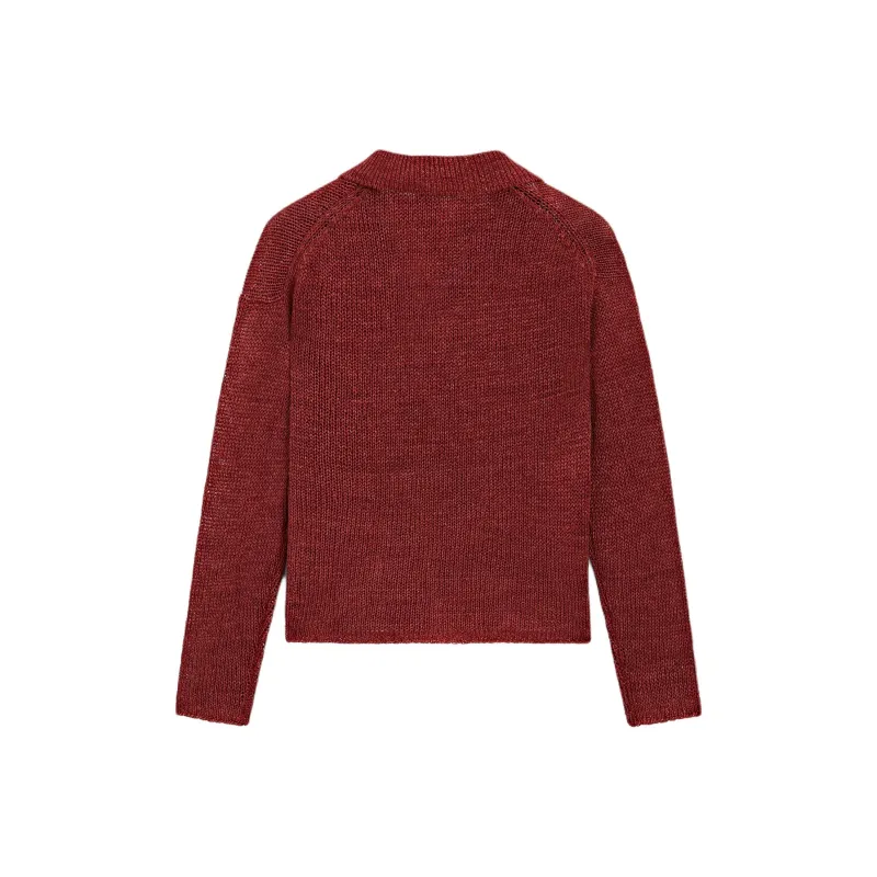 Massimo Dutti Knitwear Women's Dark Red-1