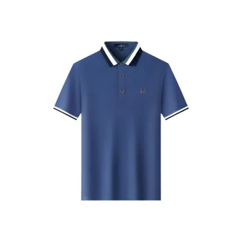 Montagut SS24 Polo Shirt Men's Dusty Blue