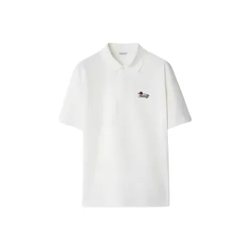 Burberry Logo patch Cotton Polo Shirt