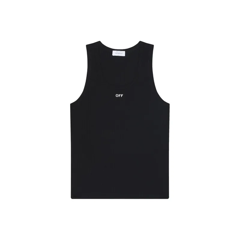 OFF WHITE Logo print Top-0