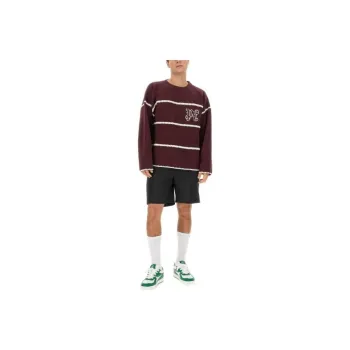 PALM ANGELS Logo Intarsia Knit Jumper