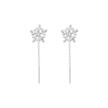 QUIET LOVE 999 Fine Silver Earrings Women's