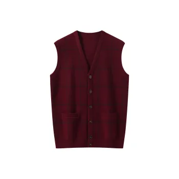 H YXIANG Cashmere Sweaters Men