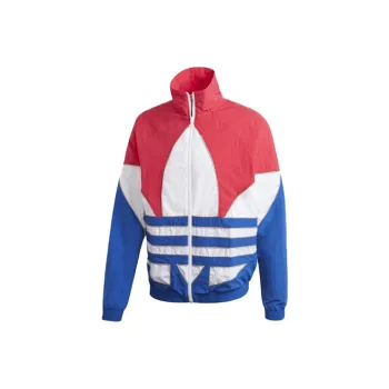 Adidas Originals BIG TREFOIL OUTLINE Jacket Men's Blue White Red