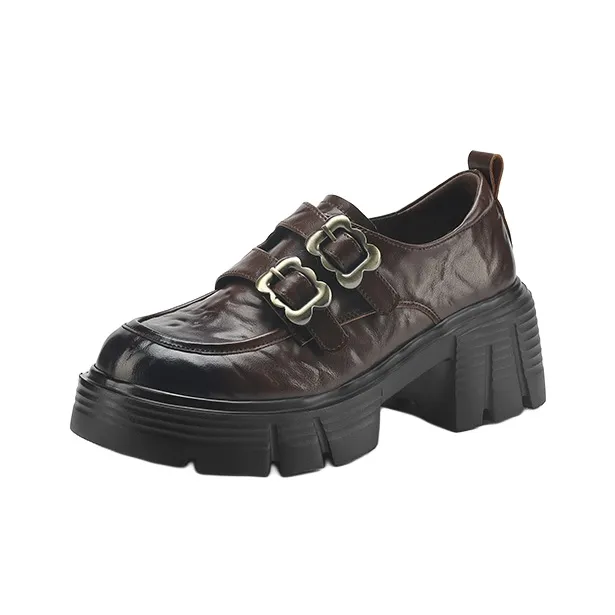 FIVE PLUS Loafers Women's Black-7