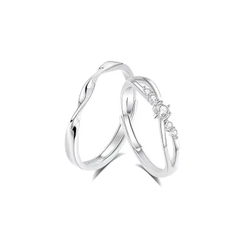 7℃ 999 Fine Silver Rings Unisex