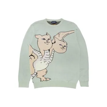 RIPNDIP Sweaters Men Yellow Green