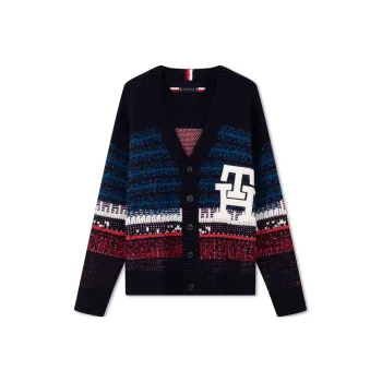Tommy Hilfiger Tommy Hilfiger Fall/Winter Collection Knitwear Unisex Navy Blue Red White Blue Multicolor