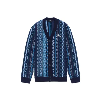 LI NING 1990 Tour Series Knitwear Men Dark Marine Blue