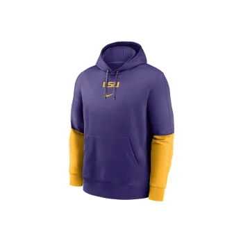 Nike Lsu Tigers Sideline Team Issue Club Men's Nike College Pullover Hoodie