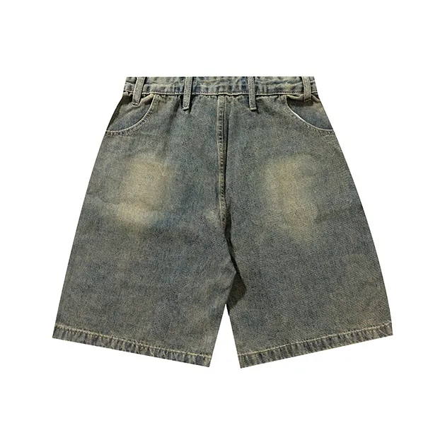 VERAF CA Denim Shorts Unisex Blue-1