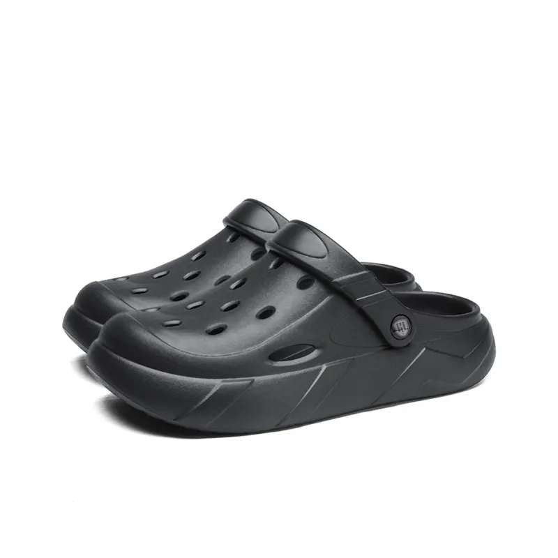 HACKBUTEER Closed Toe Slippers Unisex-3