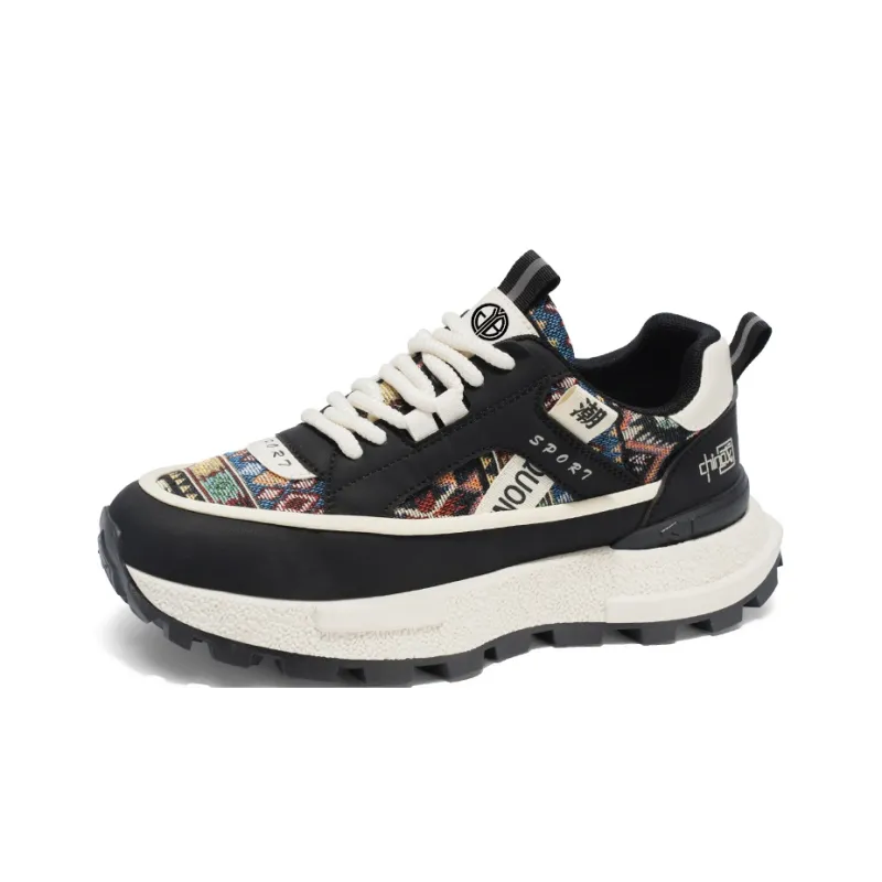 Yi Jiabao Slip Resistant And Abrasion Resistant Coverage Low Top Chunky Sneakers Men's-7