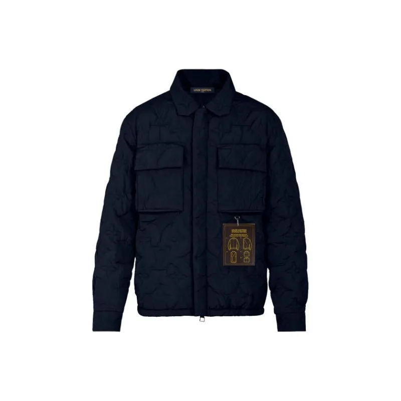 Lv Monogram Padded Light Blouson-0
