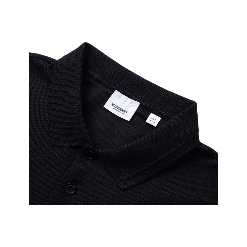 Burberry Polo Shirt Men's Black-4