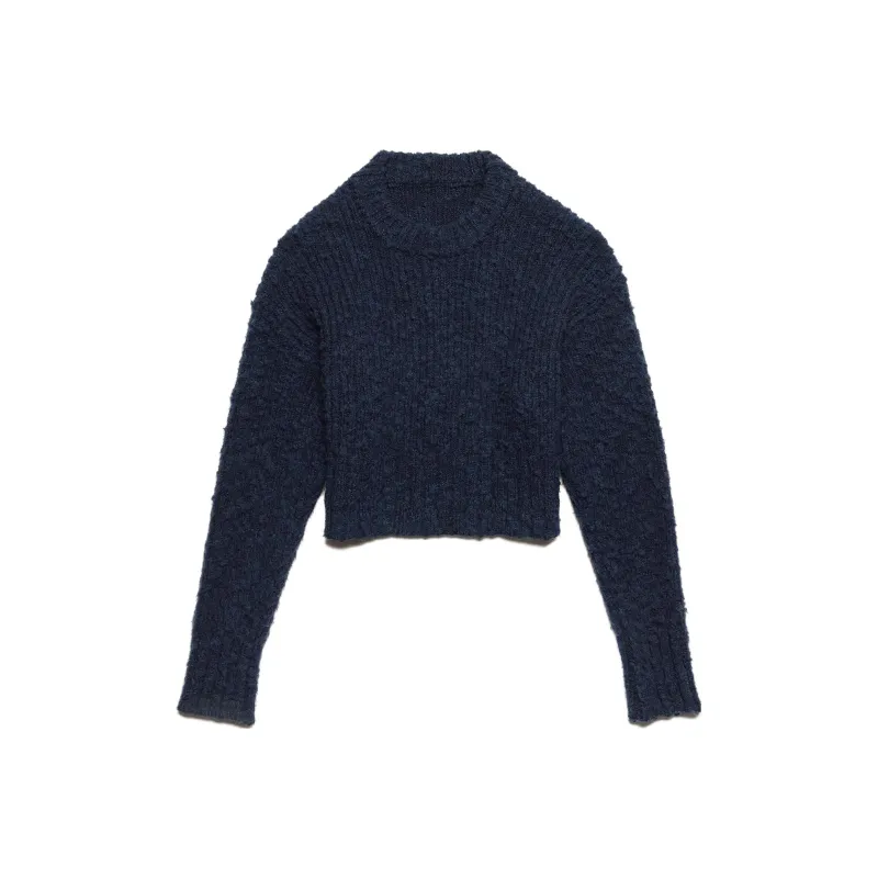 Ami Paris Ribbed Crew Neck Jumper-0