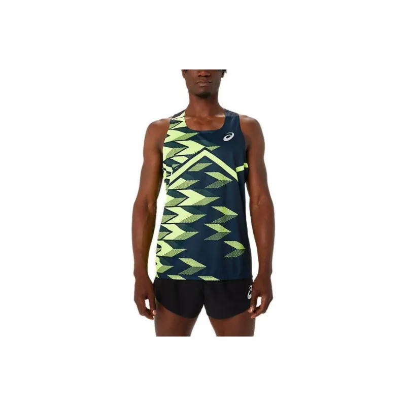 Asics TRACKELITE Tank Tops Men Blue-0