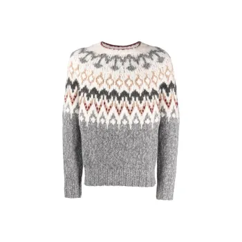 Brunello Cucinelli Sweaters Men Gray