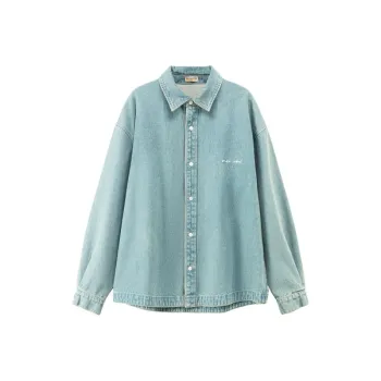 NO ONE ELSE Shirt Unisex Light Denim Blue