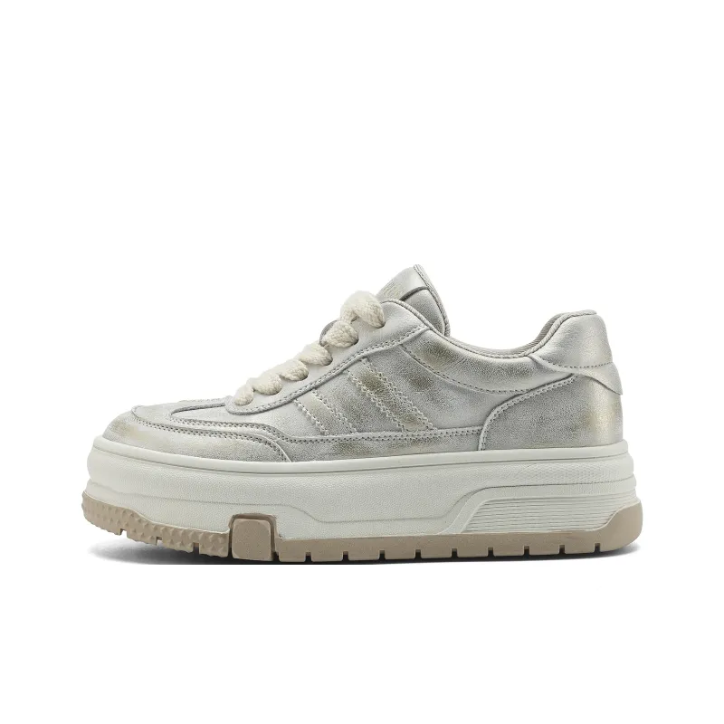 FIVE PLUS Anti Slip Wear Resistant Low Top Skateboard Shoes Women's-5