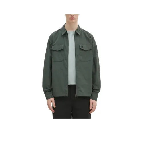 FRED PERRY Jackets & Coats Men's Green