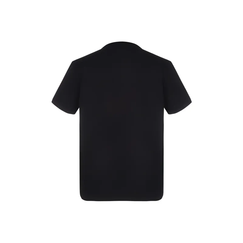 VERSACE Gv Signature Embroidered T Shirt 'Black'-1