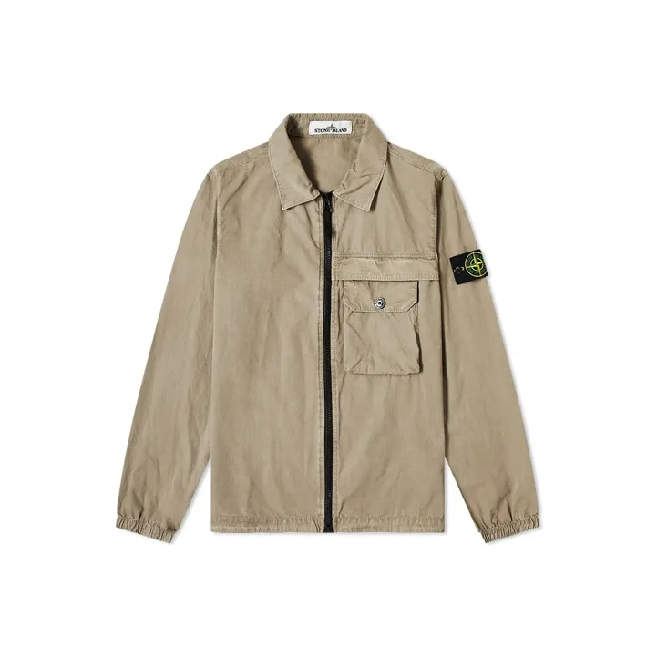 STONE ISLAND Jackets Men Khaki-0